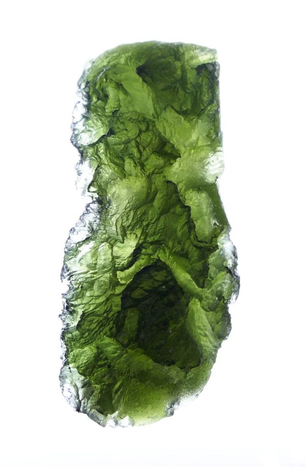 Authentic Natural Shape AAA+ Premium Grade LARGE Moldavite with Certificate of Authenticity (20.9grams) 1