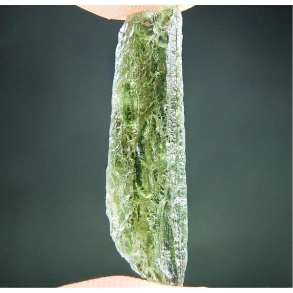 Unique Natural Vibrant Green Moldavite (1.94grams)