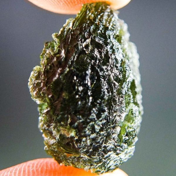 Bottle Green Moldavite With Certification of Authenticity (7.16 grams)