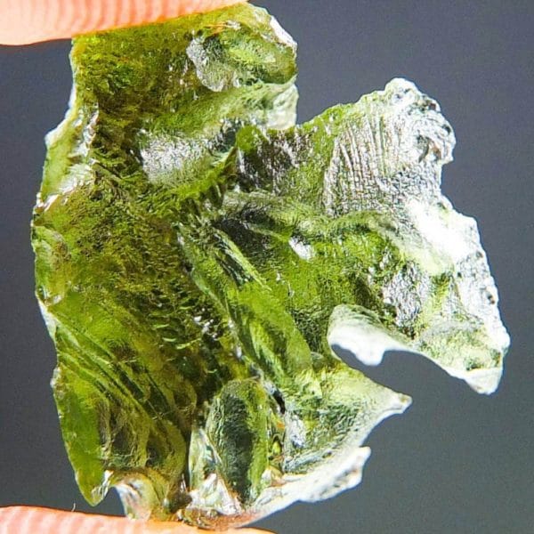 A Unique Natural rare piece Moldavite