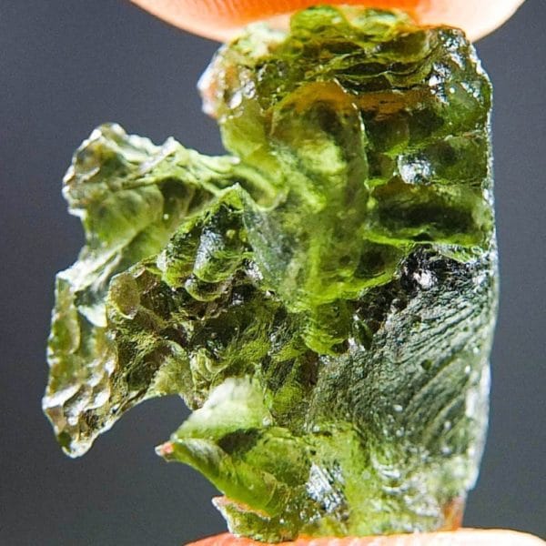 A Unique Natural rare piece Moldavite