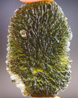Elipsoid Shape Large Moldavite with Certificate of Authenticity (15.44grams)