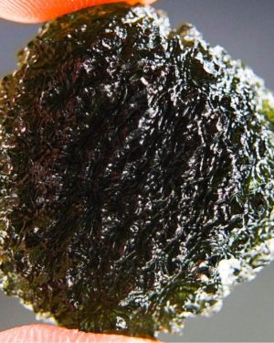 Large Boulder Shape Moldavite with Certificate of Authenticity (12.09grams)