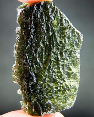 Authentic Large Glossy Moldavite with Certificate of Authenticity (15.62grams)