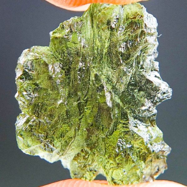 Quality A+/++ Vibrant Moldavite from Besednice with Certificate of Authenticity (1.89grams) 1
