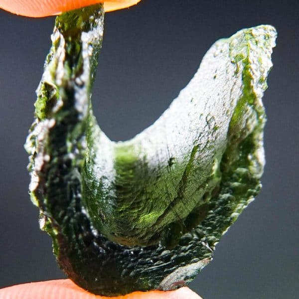 Glossy Moldavite with Certificate of Authenticity (7.34grams) 1