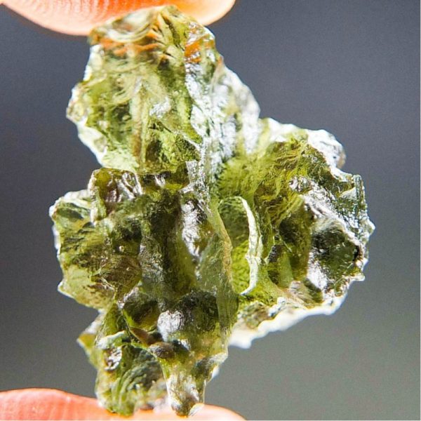 Rare Shape Moldavite from Besednice with Certificate of Authenticity (2.55grams) 1