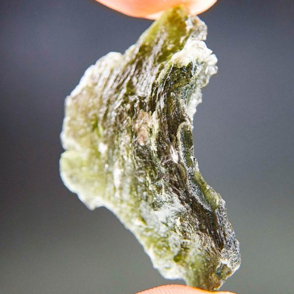 Quality A Uncommon Shape Moldavite with Certificate of Authenticity (9.75grams) 2