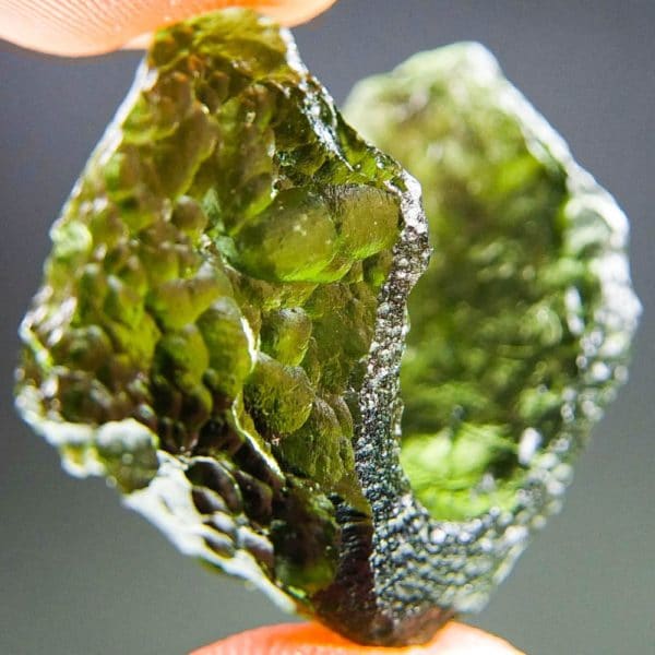 Glossy Moldavite with Certificate of Authenticity (7.34grams) 3