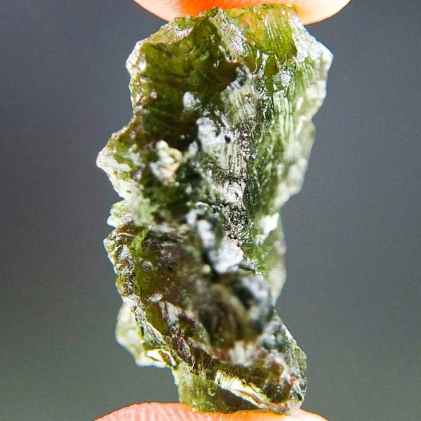 Quality A+ Shiny Moldavite from Besednice with Certificate of Authenticity (4.37grams) 3