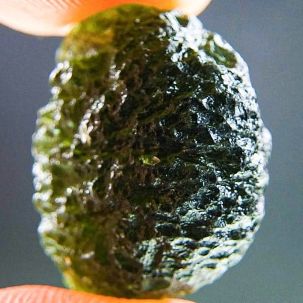 Olive Green Moldavite (4.44grams) 4