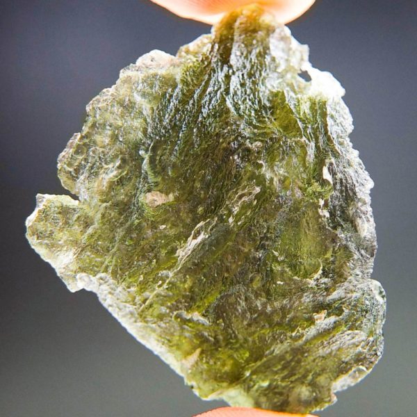 Quality A Uncommon Shape Moldavite with Certificate of Authenticity (9.75grams) 4