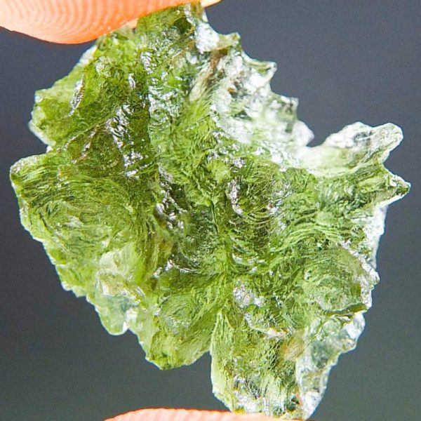 Magnificent Moldavite from Besednice with Certificate of Authenticity (2.78grams) 4