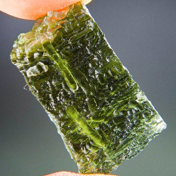 Unique Moldavite With Visible Lechatelierite And Certificate Of Authenticity (5.99grams) 1