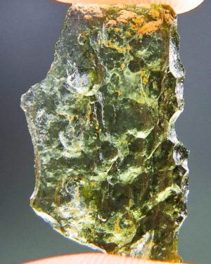 Shiny Bottle Green Moldavite (1.27grams) 1