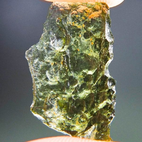 Shiny Bottle Green Moldavite (1.27grams) 1