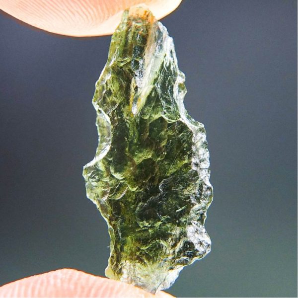 Shiny Natural Piece Raw Moldavite (1.21grams) 1