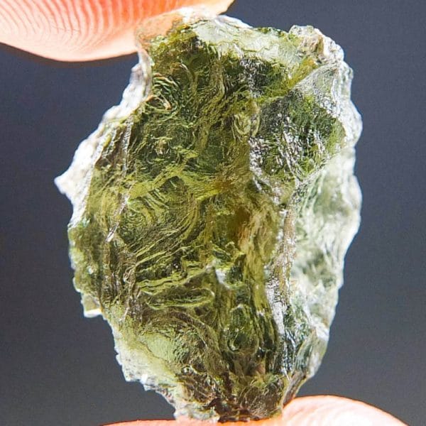 Open Bubble Moldavite from Besednice with Certificate of Authenticity (2.82grams) 1