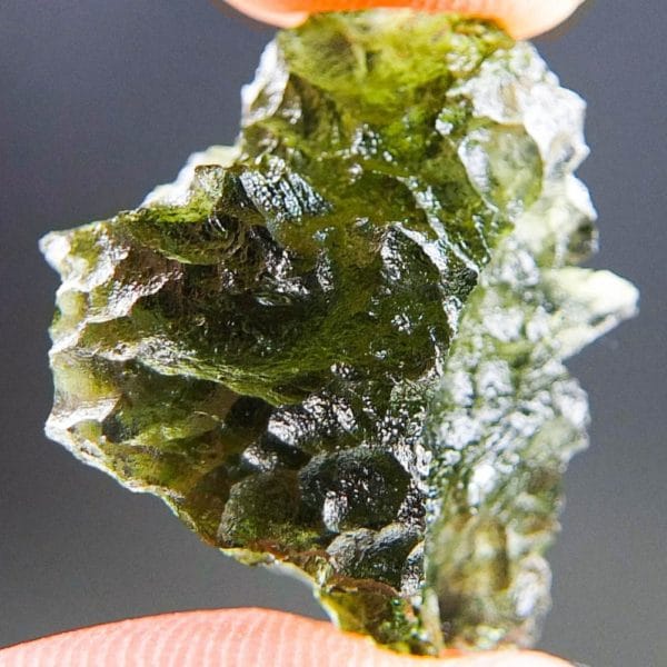 Quality A+/++ Natural Piece Moldavite from Besednice with Certificate of Authenticity (4.46grams) 2