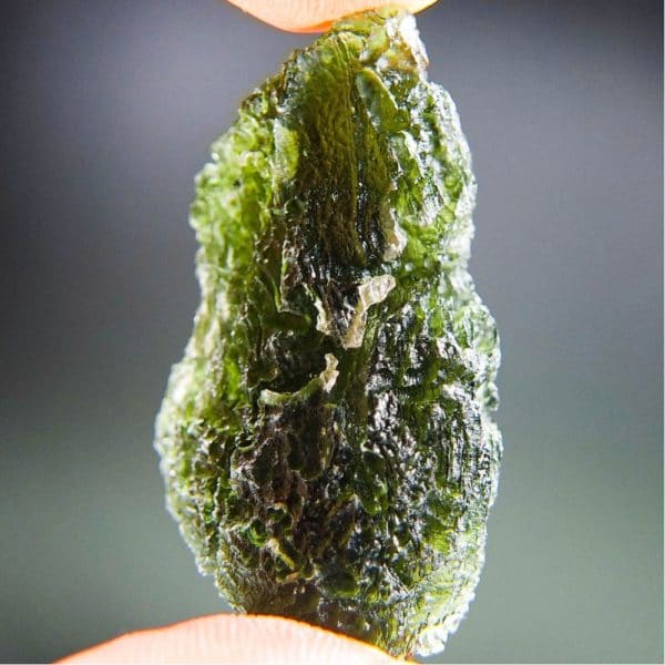 Quality A+/++ Large Moldavite With Certificate Of Authenticity (12.12grams) 2
