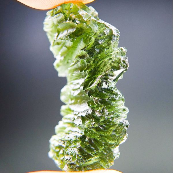 Quality A++ Vibrant Green Moldavite With Certificate Of Authenticity (7.08grams) 2