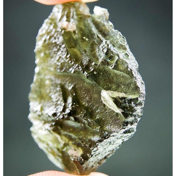 Olive Green Natural Piece Moldavite (5.69grams) 2