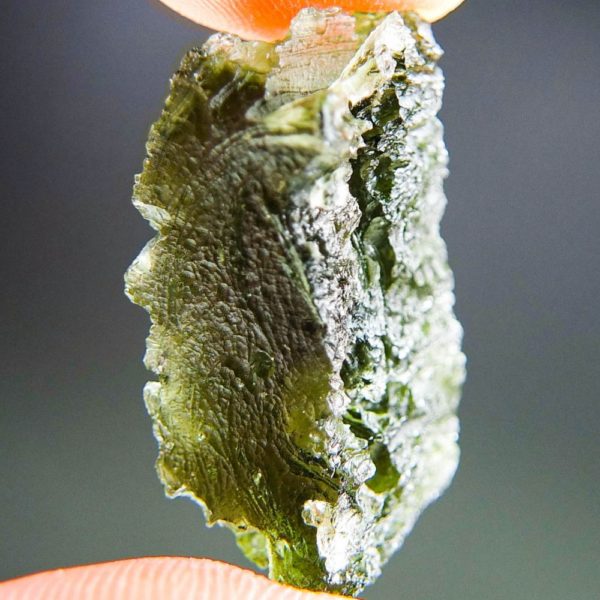 Unique Moldavite With Visible Lechatelierite And Certificate Of Authenticity (5.99grams) 3