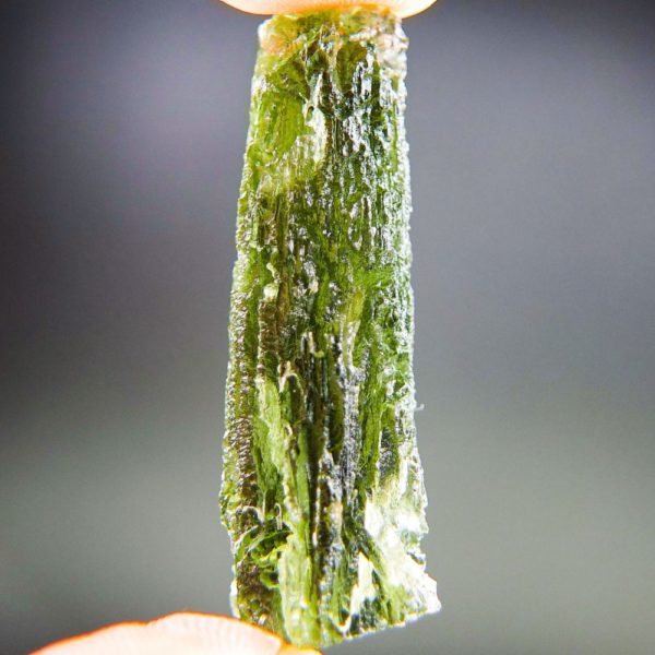 Big Bottle Green Moldavite With Certificate Of Authenticity (10.6grams) 3