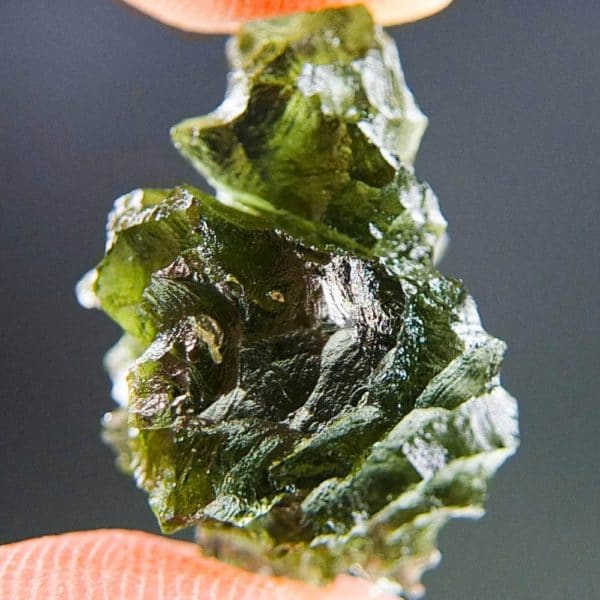 Quality A++ Excellent Moldavite from Besednice with Certificate of Authenticity (3.75grams) 3