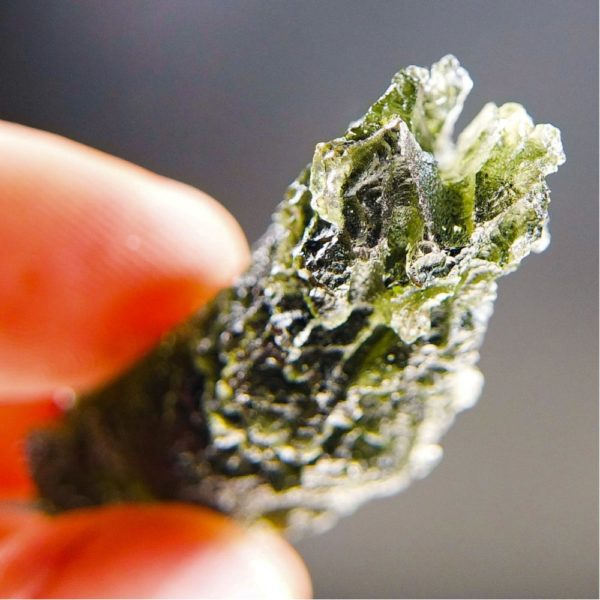 Quality A++ Big Beautiful Moldavite With Certificate Of Authenticity (11.34grams) 4