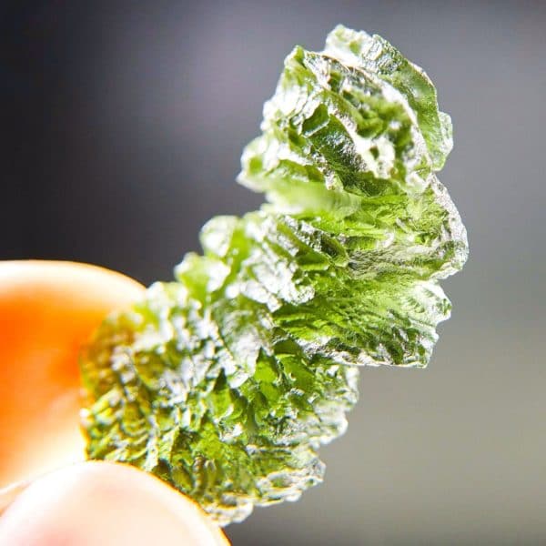Quality A++ Vibrant Green Moldavite With Certificate Of Authenticity (7.08grams) 4