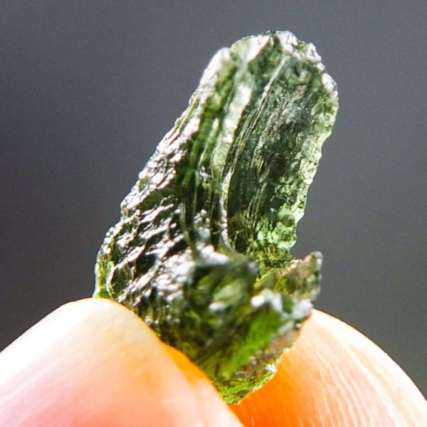 Rare Vibrant Green Moldavite (1.36grams) 4