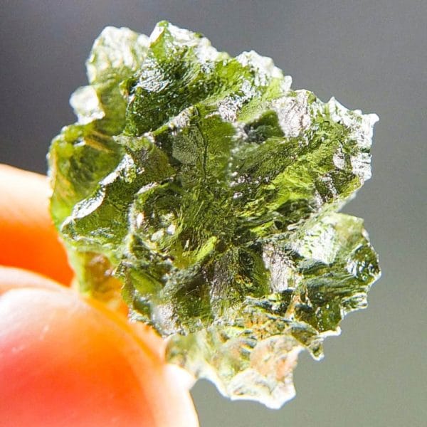 Quality A++ Excellent Moldavite from Besednice with Certificate of Authenticity (3.75grams) 4