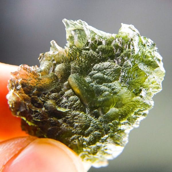 Quality A++ Shiny Large Moldavite With Certificate Of Authenticity (10.09grams) 5