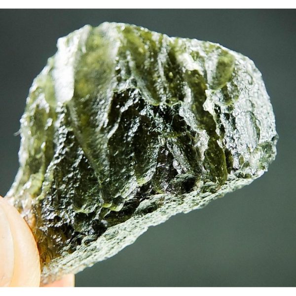 Olive Green Natural Piece Moldavite (5.69grams) 5