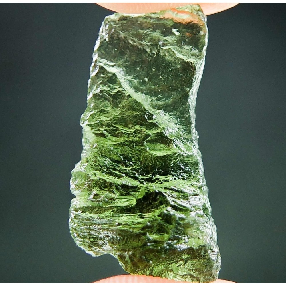 Shiny Vibrant Green Moldavite (2.55grams) 1