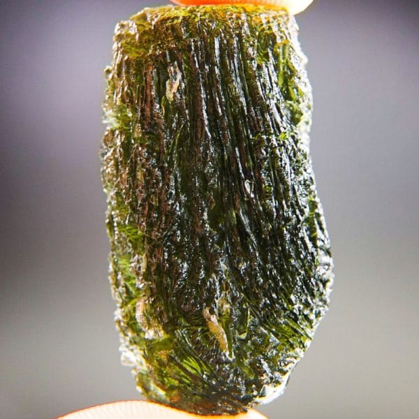 Big Olive Green Moldavite With Certificate Of Authenticity (15.23grams) 1