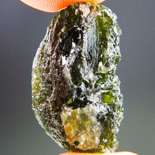Quality A+ Olive Green Moldavite With Certificate Of Authenticity (6.19grams) 1