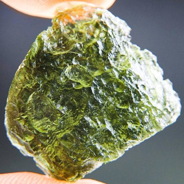 Shiny Yellow Green Natural Piece Moldavite (2.95grams) 1