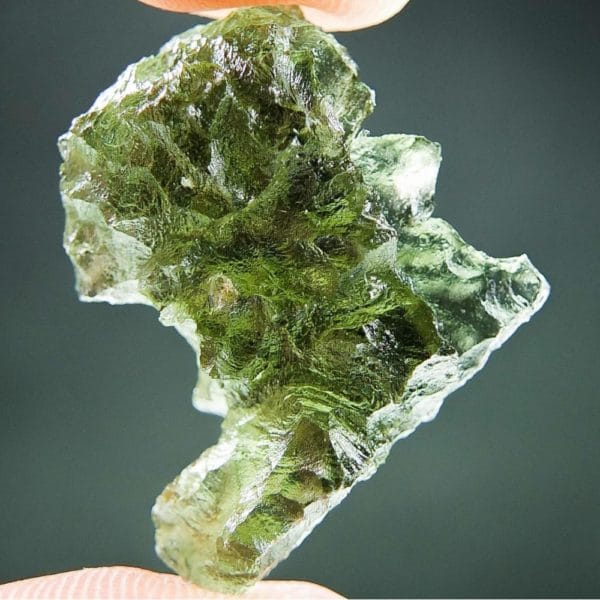 Quality A+ Shiny Moldavite From Besednice With Certificate Of Authenticity (4.02grams) 1