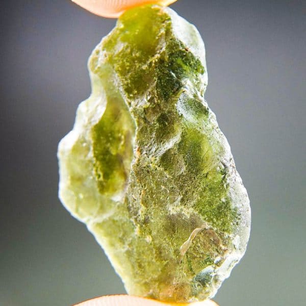 Yellow Green Strong Abrasion Moldavite With Certificate Of Authenticity (8.19grams) 2