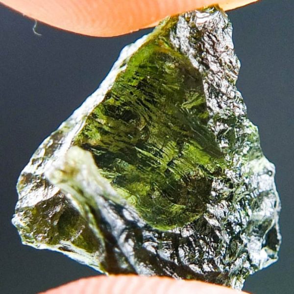 Quality A+/++ Shiny Rare Shape Moldavite (1.55grams) 2