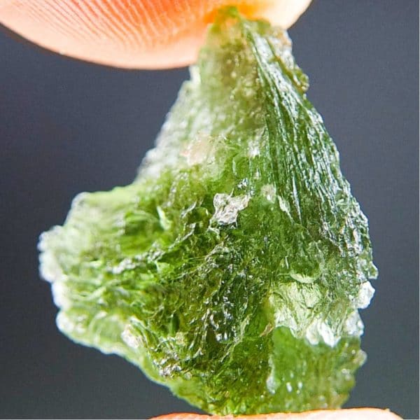 Vibrant Green Natural Piece Moldavite (2.92grams) 2
