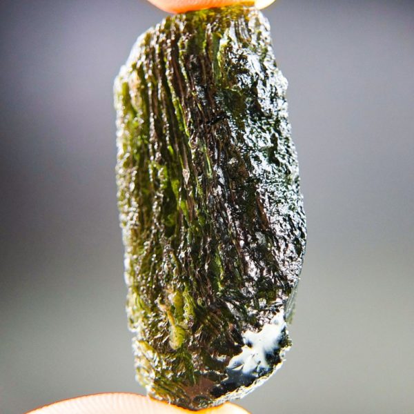 Big Olive Green Moldavite With Certificate Of Authenticity (15.23grams) 2