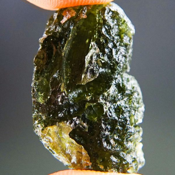 Quality A+ Olive Green Moldavite With Certificate Of Authenticity (6.19grams) 2