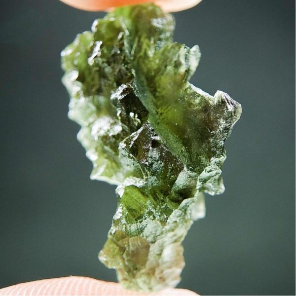 Quality A+ Shiny Moldavite From Besednice With Certificate Of Authenticity (4.02grams) 2