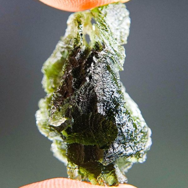 Quality A+ Olive Green Moldavite With Certificate Of Authenticity (5.95grams) 2