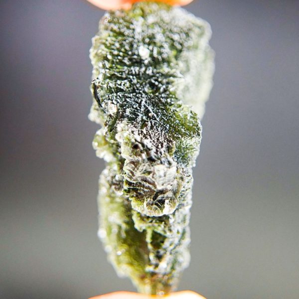 Quality A+/++ Large Bottle Green Moldavite With Certificate Of Authenticity (17.38grams) 3