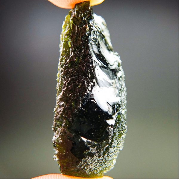 Big Olive Green Moldavite With Certificate Of Authenticity (15.23grams) 3