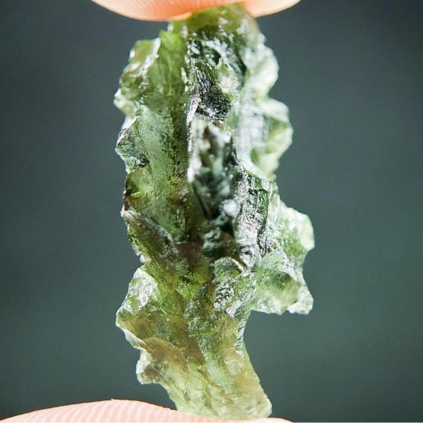 Quality A+ Shiny Moldavite From Besednice With Certificate Of Authenticity (4.02grams) 3